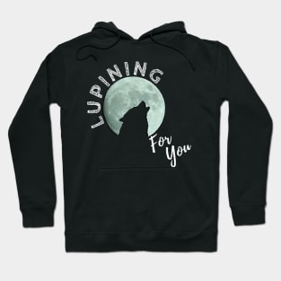 Lupining for you back design with white text 3d moon (MD23QU001b) Hoodie